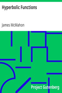 Hyperbolic Functions by James McMahon