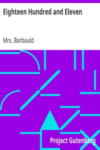 Eighteen Hundred and Eleven by Mrs. Barbauld