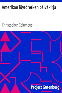 Amerikan löytöretken päiväkirja by Christopher Columbus