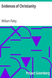 Evidences of Christianity by William Paley