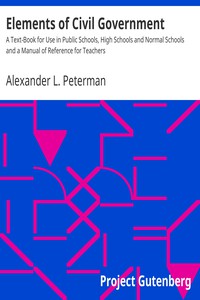 Elements of Civil Government by Alexander L. Peterman