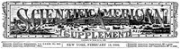 Scientific American Supplement, No. 841, February 13, 1892 by Various