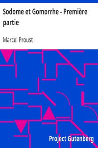 Sodome et Gomorrhe - Première partie by Marcel Proust