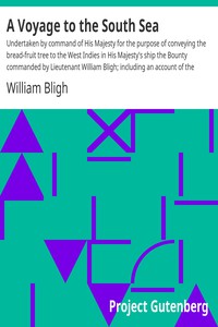 A Voyage to the South Sea by William Bligh