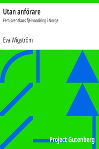 Utan anförare: Fem svenskors fjellvandring i Norge by Eva Wigström