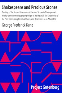 Shakespeare and Precious Stones by George Frederick Kunz