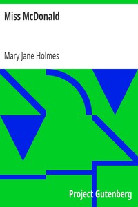 Miss McDonald by Mary Jane Holmes