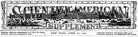 Scientific American Supplement, No. 643,  April 28, 1888 by Various