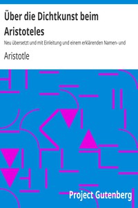 Über die Dichtkunst beim Aristoteles by Aristotle