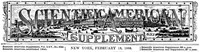 Scientific American Supplement, No. 633,  February 18, 1888 by Various