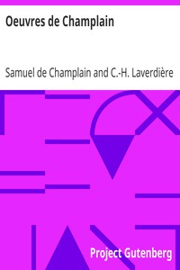 Oeuvres de Champlain by Samuel de Champlain