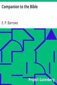 Companion to the Bible by E. P. Barrows