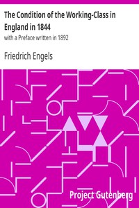 The Condition of the Working-Class in England in 1844 by Friedrich Engels