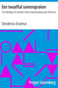 Een twaalftal samenspraken by Desiderius Erasmus