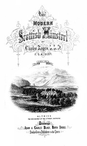 The Modern Scottish Minstrel, Volume 2. by Charles Rogers