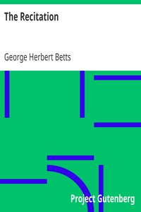 The Recitation by George Herbert Betts