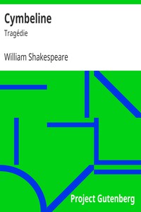 Cymbeline: Tragédie by William Shakespeare