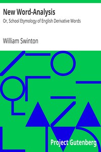 New Word-Analysis by William Swinton