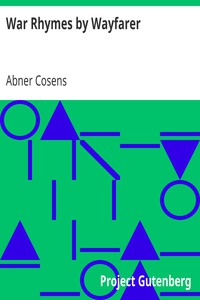 War Rhymes by Wayfarer by Abner Cosens