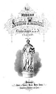 The Modern Scottish Minstrel, Volume 4. by Charles Rogers