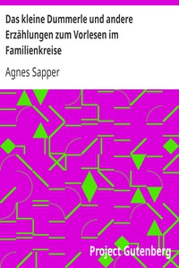 Das kleine Dummerle und andere Erzählungen zum Vorlesen im Familienkreise by Sapper