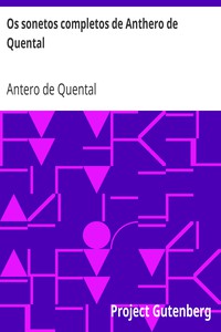 Os sonetos completos de Anthero de Quental by Antero de Quental