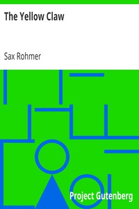 The Yellow Claw by Sax Rohmer