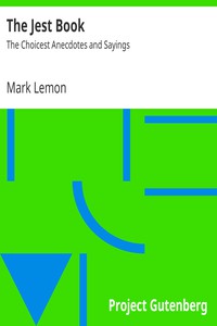 The Jest Book by Mark Lemon