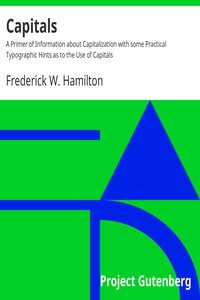 Capitals by Frederick W. Hamilton