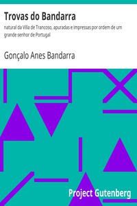 Trovas do Bandarra by Gonçalo Anes Bandarra