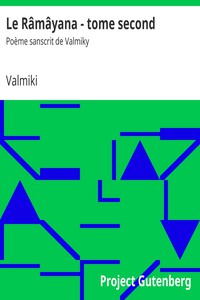 Le Râmâyana - tome second by Valmiki