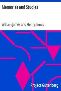 Memories and Studies by William James