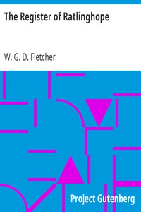 The Register of Ratlinghope by W. G. D. Fletcher