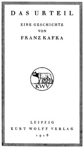 Das Urteil: Eine Geschichte by Franz Kafka