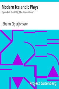 Modern Icelandic Plays by Jóhann Sigurjónsson