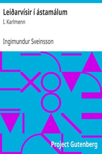 Leiðarvísir í ástamálum by Ingimundur Sveinsson