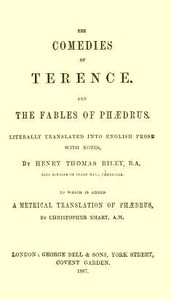 The Comedies of Terence by Terence