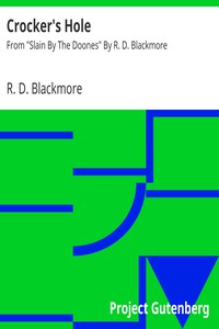 Crocker's Hole by R. D. Blackmore