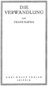 Die Verwandlung by Franz Kafka