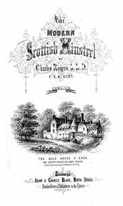 The Modern Scottish Minstrel, Volumes 1-6. by Charles Rogers