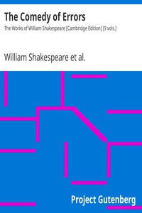 The Comedy of Errors by William Shakespeare