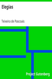 Elegias by Teixeira de Pascoais