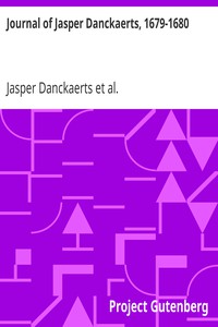 Journal of Jasper Danckaerts, 1679-1680 by Jasper Danckaerts