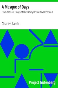 A Masque of Days by Charles Lamb