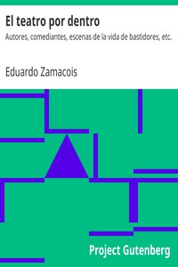 El teatro por dentro by Eduardo Zamacois