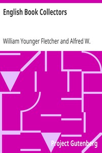 English Book Collectors by William Younger Fletcher