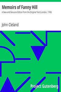 Memoirs of Fanny Hill by John Cleland