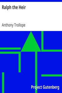 Ralph the Heir by Anthony Trollope