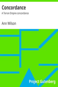 Concordance: A Terran Empire concordance by Ann Wilson