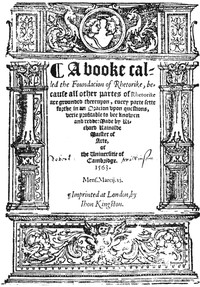 A booke called the Foundacion of Rhetorike by Richard Rainolde